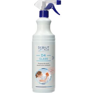 Debiut Plus Professional Debiut Plus Professional D4 Glass - Preparat do mycia powierzchni szklanych, gotowy do użycia - 1 l 8860198 5907662640696
