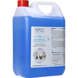 Debiut Plus Professional Debiut Plus Professional D2 Universal - Preparat do mycia powierzchni zmywalnych - 5 l 8860199 5907662640665