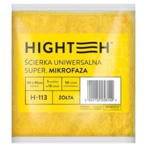 Hightech Hightech - Uniwersalna ściereczka z mikrofazy, 40x40 cm - Żółta 8860283 5902349661520