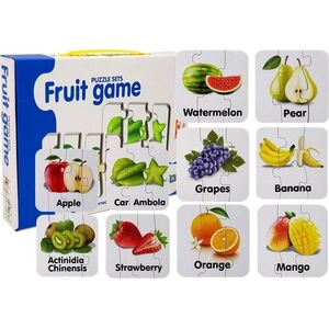 Lean Sport Puzzle Edukacyjne Układanka Owoce 10 Połączeń 8912594 5903802453911