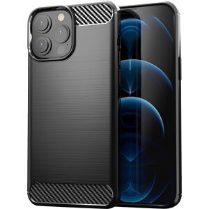 Hurtel Carbon Case elastyczne etui pokrowiec iPhone 13 Pro Max czarny 9405212 9145576212509
