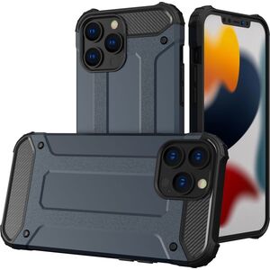 Hurtel Hybrid Armor pancerne hybrydowe etui pokrowiec iPhone 13 Pro Max niebieski 9405255 9111201944947