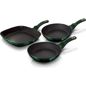Patelnia Berlinger Haus zestaw Emerald Tytanowa 3szt. 9452922 5999108408298