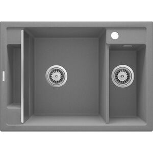 Zlewozmywak Deante MAGNETIC - granitowy magnetyczny 1.5-komorowy Szary (ZRM S503) 9458804 5908212095034