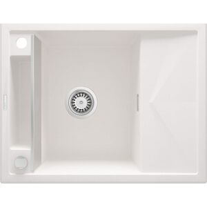 Zlewozmywak Deante MAGNETIC - granitowy magnetyczny 1-komorowy z ociekaczem Biały (ZRM A11A) 9458817 5907650874881