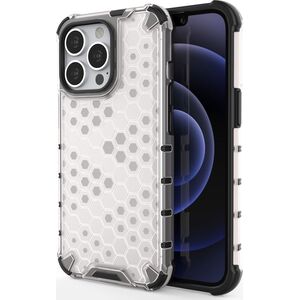 Hurtel Honeycomb etui pancerny pokrowiec z żelową ramką iPhone 13 Pro przezroczysty 9511378 9145576213322