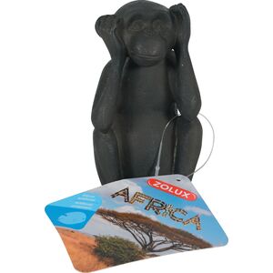 Zolux Dekoracja akw. AFRICA małpa zasłaniająca uszy 9539853 3336023522241