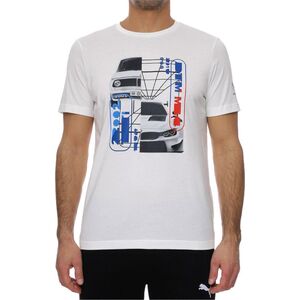 Puma Puma BMW Motorsport Graphic Tee 531194-02 białe XS 9556301 4063699262650