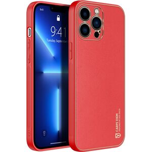 Dux Ducis Dux Ducis Yolo eleganckie etui pokrowiec ze skóry ekologicznej iPhone 13 Pro Max czerwony 9633396 6934913045817