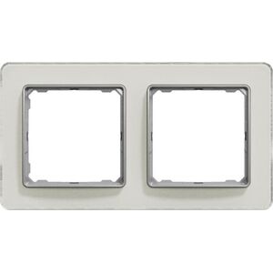 Schneider Electric Sedna Elements, Ramka 2-krotna, szkło białe 9642569 3606481482754