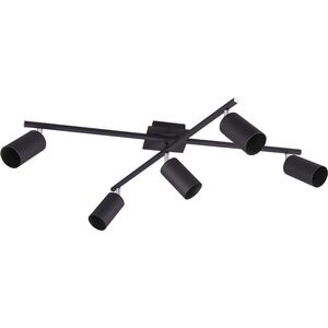 Lampa sufitowa Trio RL lampa sufitowa Marley 57 x 22 cm stal matowa czarna 9731395 4017807411621