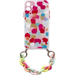 Hurtel Color Chain Case żelowe elastyczne etui z łańcuchem łańcuszkiem zawieszką do Samsung Galaxy A72 4G wielokolorowy (2) 9736566 9145576224816