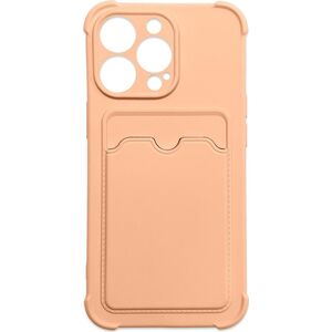 Hurtel Card Armor Case etui pokrowiec do iPhone XS Max portfel na kartę silikonowe pancerne etui Air Bag różowy 9738666 9145576234914
