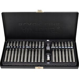 AWTools AWTOOLS KOŃCÓWKI HEX / TORX / SPLINE KOMPLET 40 CZĘŚCI BL AW35120BL 9921704 5903678604271