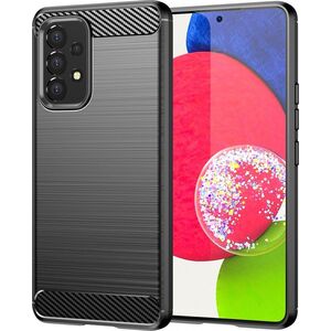 Hurtel Carbon Case elastyczne etui pokrowiec Samsung Galaxy A53 5G czarny 9939019 9145576240090