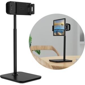 Stojak Acefast Acefast teleskopowy uchwyt do telefonu i tabletu (135-230mm szer.) na biurko 360 czarny (E4 black) 10065287 6974316280378