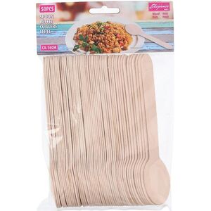 Cuisine Elegance Cuisine Elegance - Zestaw drewnianych łyżek 16 cm 50 szt. 10075175 8711252171388