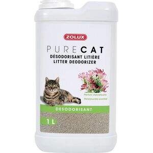 Zolux Dezodorant do żwirku Purecat o zapachu wiciokrzewu 1 l 10104454 3336024763216