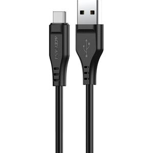 Kabel USB Acefast USB-A - USB-C 1.2 m Czarny (6974316280866) 10119020 6974316280866