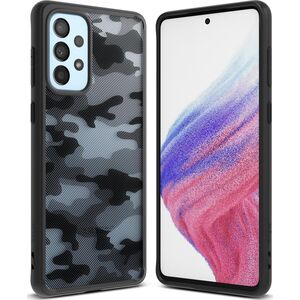 Ringke Ringke Fusion Matte etui pokrowiec z żelową ramką Samsung Galaxy A73 czarny 10169317 8809848205378