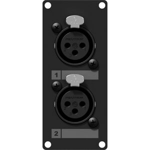 Caymon Moduł CASY ze złączami 2x XLR żeńskim (CASY125/B) 10191267 5414795037601