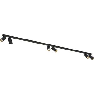 Lampa sufitowa Nowodvorski 6-punktowa lampa reflektorowa Mono 7770 metalowa do salonu czarna 10192710 5903139777094