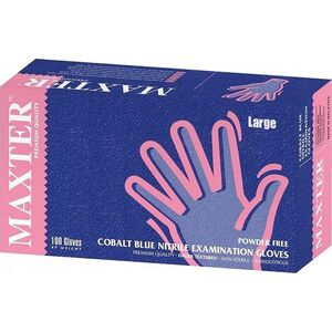 Maxter RĘKAWICE NITRYLOWE MAXTER COBALT BLUE L 100 SZT. 10198915 9555002111434