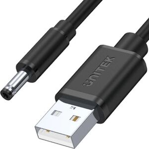 Kabel USB Unitek USB-A - DC 3.5 mm 1 m Czarny (Y-C495BK) 10331282 4894160018502