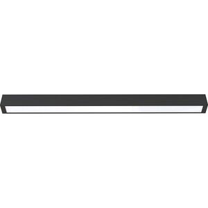 Lampa sufitowa Nowodvorski Natynkowa lampa sufitowa STRAIGHT CEILING 7598 czarny plafon 10412355 5903139759892