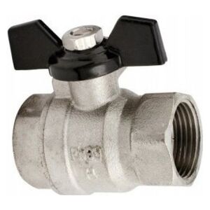 Hydroland ZAWÓR KULOWY WODNY 1/2" MOTYL TYTAN W/W // ZKW-15-WW-M-H-TYTAN 10587966 5900308734384
