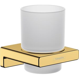 Hansgrohe Kubek na szczoteczki do zębów, złoty optyczny polerowany 10599646 4059625297025