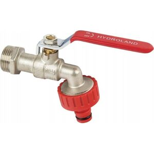 Hydroland ZAWÓR CZERP.KULOWY 3/4" Z DŁAWIKIEM I SZYBKOZŁĄCZKĄ DO WĘŻA OGRODOWEGO Z-CZ20.ZŁ // ZKC-20-R-H/ZŁ 10599699 5900308746912