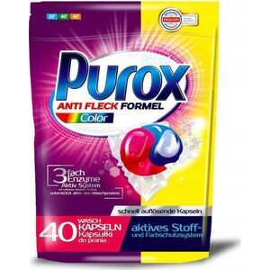 Clovin Clovin Purox Kapsułki Żelowe Do Prania Duocaps 40szt x 18g Kolor.. 10753747 4260418933499
