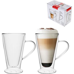 Florina towar w Sosnowcu - Kubki i szklanki Florina Szklanki termiczne z uchem stożek double wall Florina Malachit 2 sztuki 400 ml () - Morelenet_10755179 10755179 5902719588631