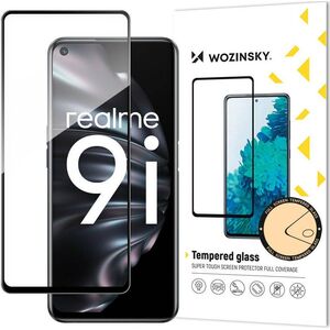 Wozinsky Wozinsky super wytrzymałe szkło hartowane Full Glue na cały ekran z ramką Case Friendly Oppo A76 / Oppo A36 / Realme 9i czarny 10757859 9145576245781