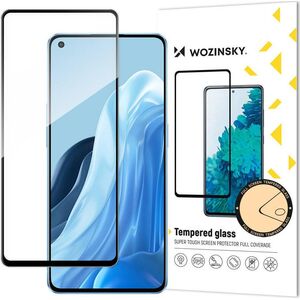 Wozinsky Wozinsky super wytrzymałe szkło hartowane Full Glue na cały ekran z ramką Case Friendly Oppo Reno7 Pro 5G czarny 10757861 9145576245767