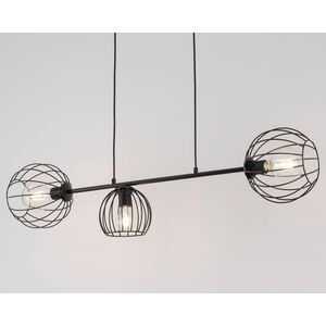 Lampa wisząca Sigma Zwis na listwie Madam 32370 czarna lampa wisząca metalowe pręty 10899933 5907554419485