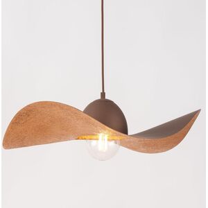 Lampa wisząca Sigma Sypialniana lampa wisząca KAPELLO metalowy kapelusz hat brązowy 10900235 5907554419263