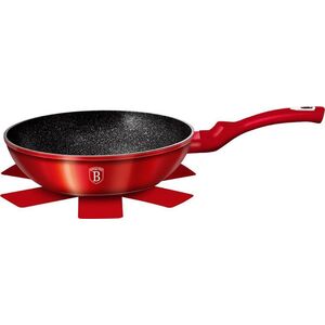 Patelnia Berlinger Haus WOK GRANITOWY 30CM BERLINGER HAUS METALLIC LINE BURGUNDY BH-6166 11067952 5999108408281