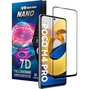 Crong Crong 7D Nano Flexible Glass - Niepękające szkło hybrydowe 9H na cały ekran POCO M4 Pro 5G 11089200 5904310701570