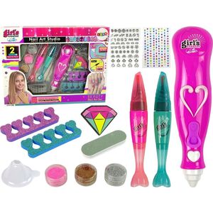 Lean Sport Zestaw Do Malowania Paznokci Pisaki Brokaty Diamenciki 11089591 5904665993415