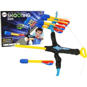 Lean Sport Łuk Sportowy Duży Zasięg 6 Strzał Dla Dzieci Niebiesko-Czarny 11089745 5904665992722