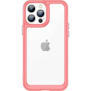 Hurtel Outer Space Case etui do iPhone 12 Pro Max sztywny pokrowiec z żelową ramką czerwony 11101124 9145576248485