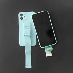 Hurtel Rope Case silikonowe etui ze smyczą torebka smycz pasek do Samsung Galaxy A23 czarny 11101167 9145576246870