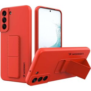 Wozinsky Wozinsky Kickstand Case silikonowe etui z podstawką etui Samsung Galaxy S22+ czerwone 11101247 9145576247655