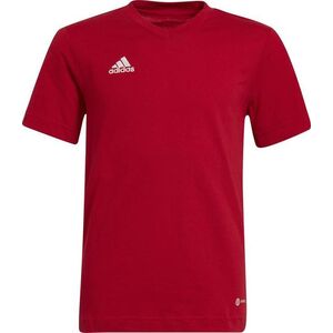 Adidas Koszulka sportowa dziecięca adidas TEE czerwona bawełniana 116 - junior 11231679 4065418937467