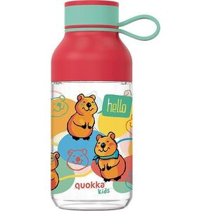 Quokka Quokka Ice Kids with strap - Butelka na wodę z tritanu 430 ml z paskiem (Happy Quokka) 11232327 8412497401550