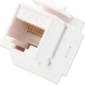 Lindy Lindy 60743 Gniazdo Keystone (łącznik modułowy) CAT6 RJ45, biały 11237743 4002888607438