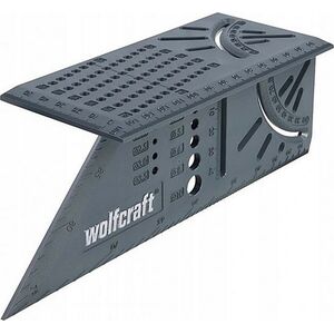 Wolfcraft Kątownik stolarski japoński 3D - Wolfcraft (bez opakowania) 11246095 4006885520813