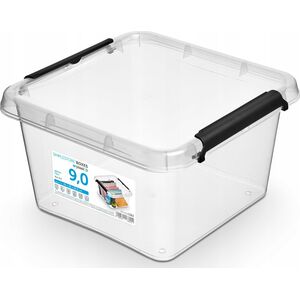 Moxom Pojemnik do przechowywania MOXOM Simple Box, 9l, (290 x 290 x 165mm), transparentny 11262412 5902541138202
